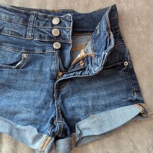 Aeropostale Indigo Jean Shorts